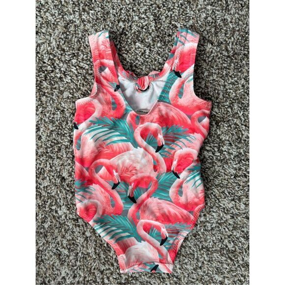 ❤️Old Navy Infant Flamingo Swimsuit 6-12M - Picture 2 of 3